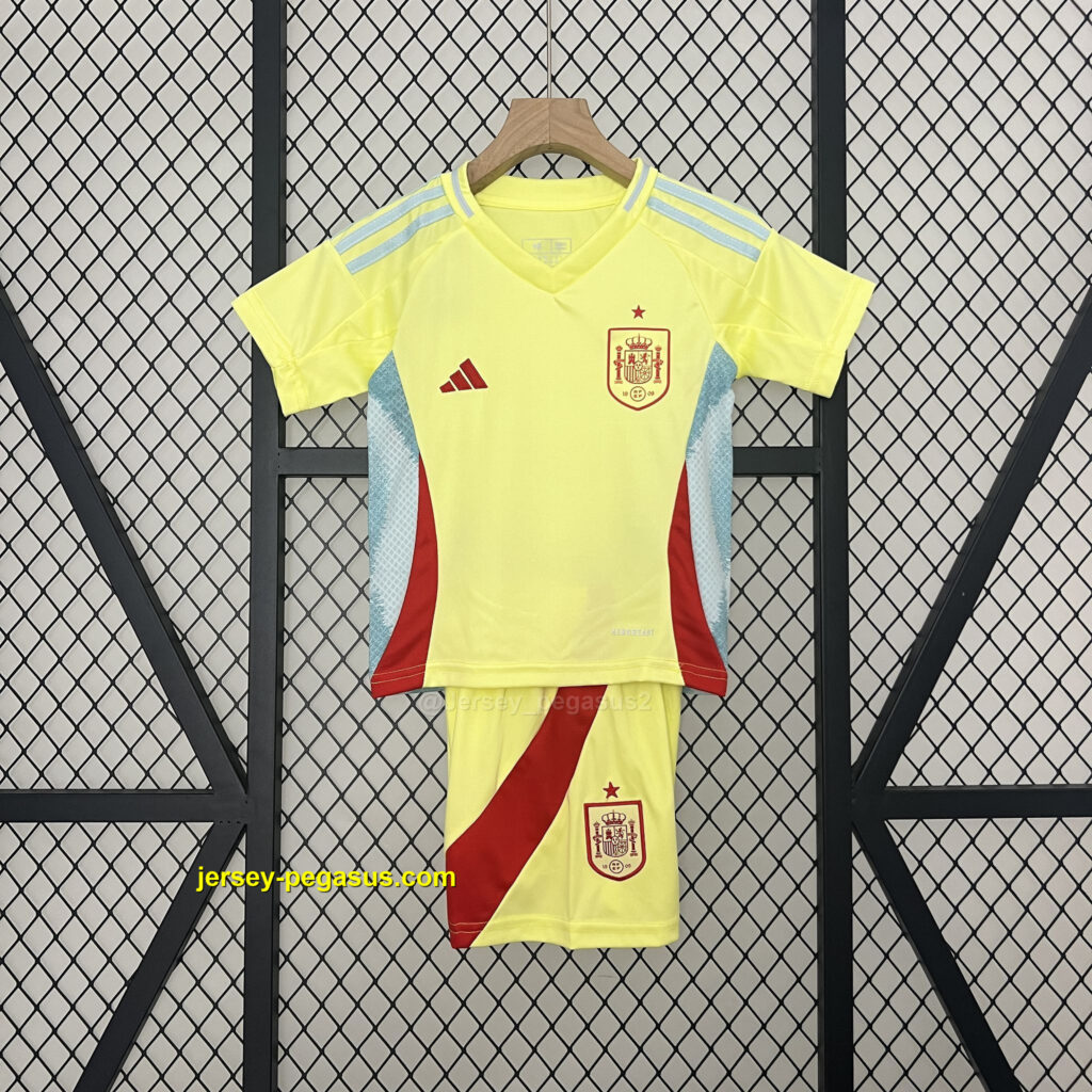 2024 Spain Away Kids Soccer Jerseys
