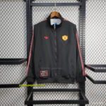 Manchester United Jacket Black Windbreaker
