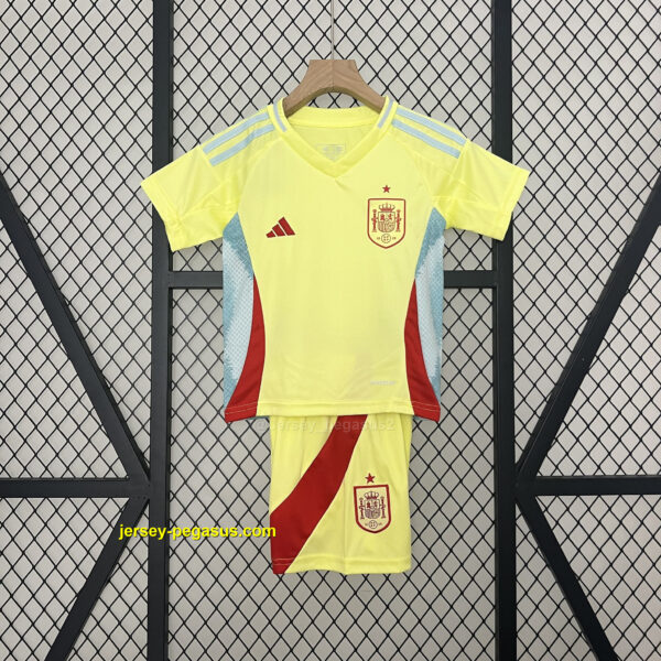2024 Spain Away Kids Soccer Jerseys 2024 Spain Away Kids Soccer Jerseys
