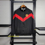 Manchester United Jacket BlackRed Windbreaker