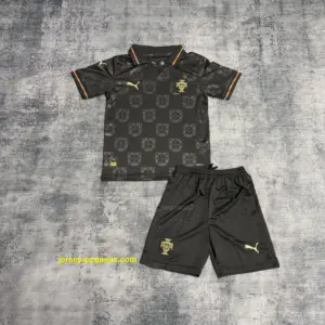 Kids 2026 Portugal Special Edition Black Jersey