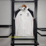 Manchester United Jacket White Windbreaker