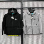 2025 Adidas Light GreyBlack Windbreaker
