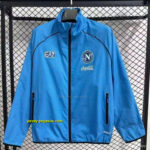 Napoli Blue Full Zipper Windbreaker