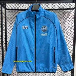 Napoli Blue Full Zipper Windbreaker