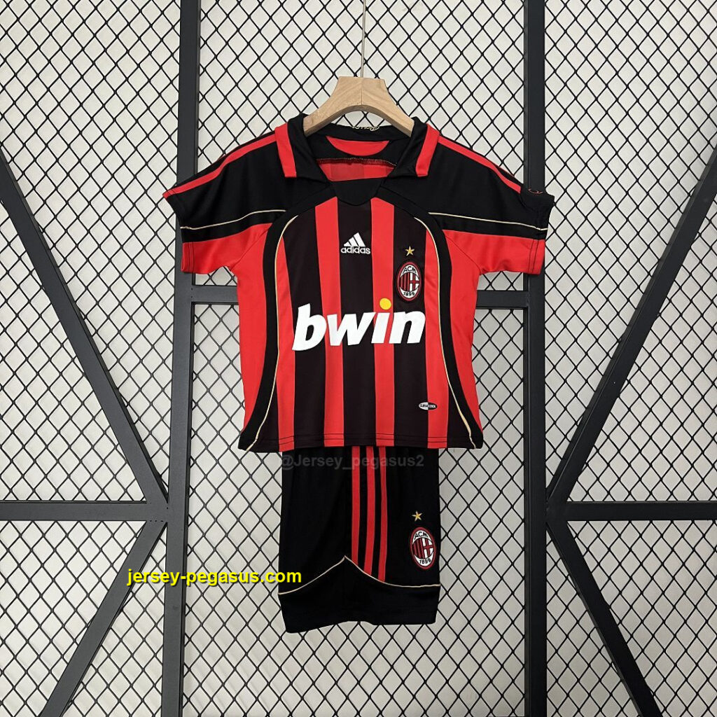 AC Milan Kids Retro Home Kits Cheap Jersey