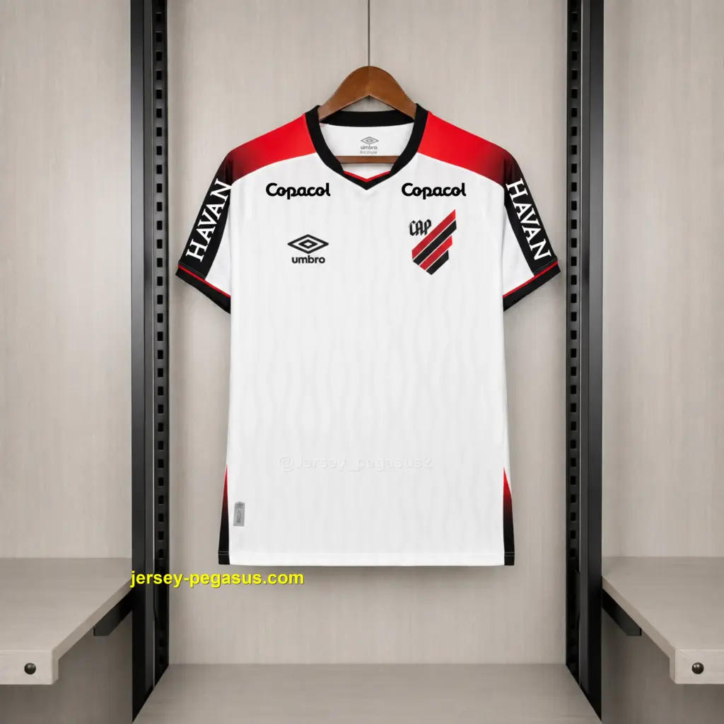 2026-27 Athletico Paranaense White All Sponsors Jersey