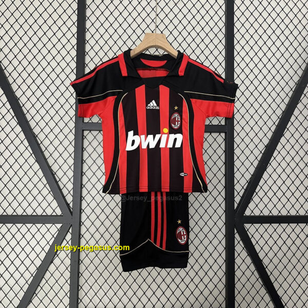 AC Milan Kids Retro Home Kits Cheap Jersey