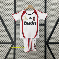 AC Milan Retro Kid UCL Final Version Kits Sets Jersey
