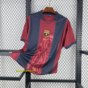 AA Barcelona 2000-01 Home Retro Skeleton Jersey