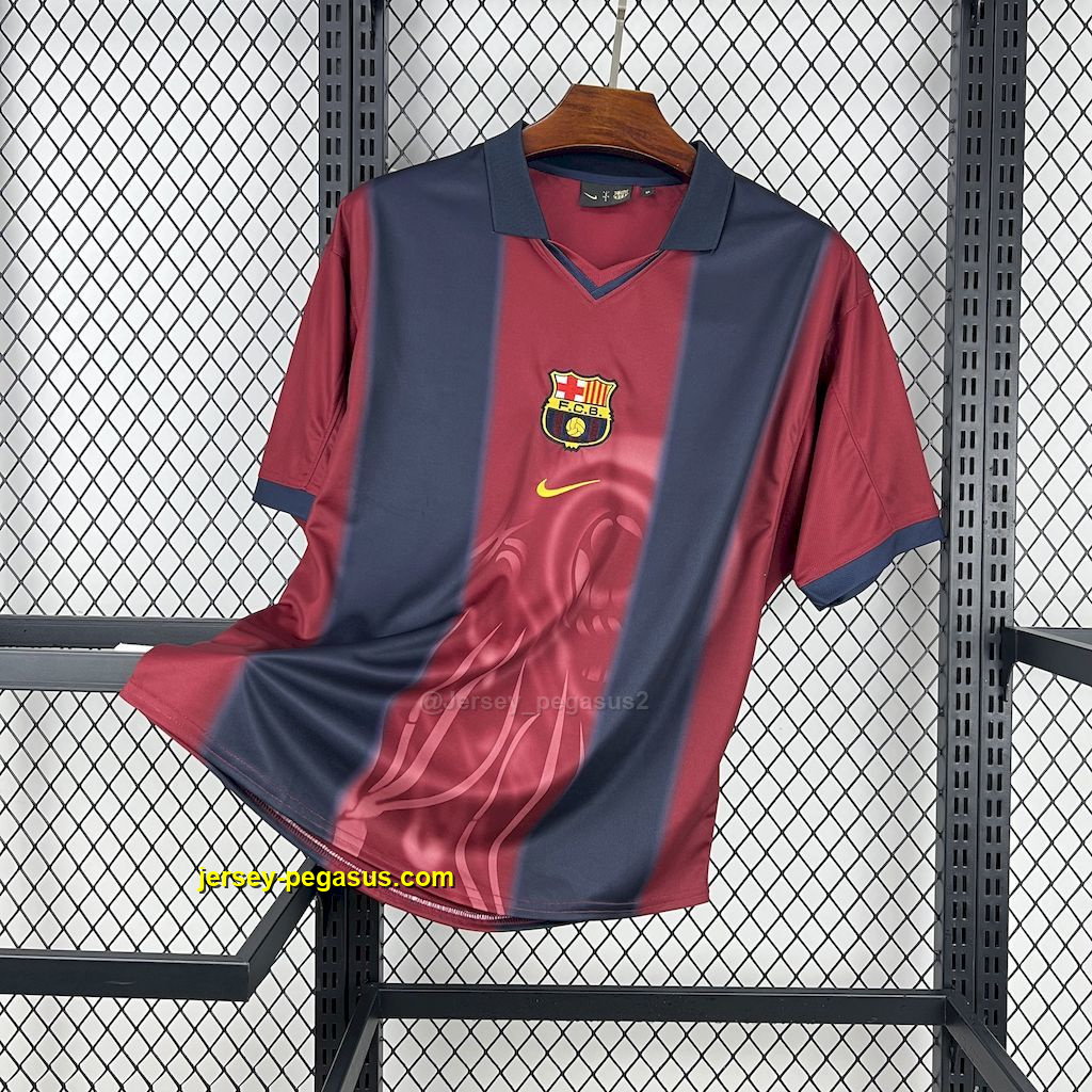 AA Barcelona 2000-01 Home Retro Skeleton Jersey AA Barcelona 2000-01 Home Retro Skeleton Jersey