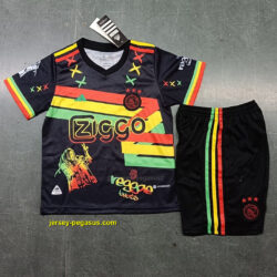 Ajax Kids Bob Marley Special Edition Kit Soccer Jersey