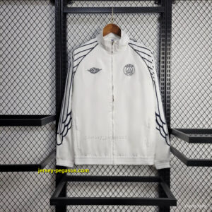 PSG Air Jordan Jacket White Windbreaker