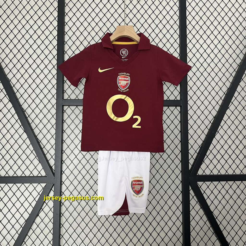 Arsenal Home Retro Kids Kits Children Shirt Cheap Jerseys