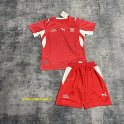 Kids 2026 Switzerland home Jersey,
