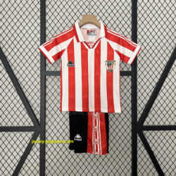 Athletic Bilbao Home Retro Kid Kits Youth Apparels