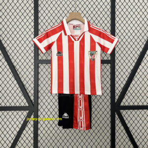 Athletic Bilbao Home Retro Kid Kits Youth Apparels
