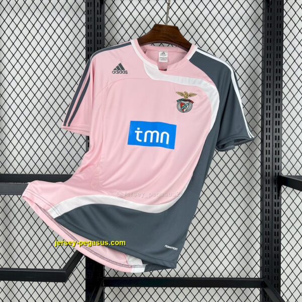 Benfica 2007-08 Away Retro Jersey (With sponsor)