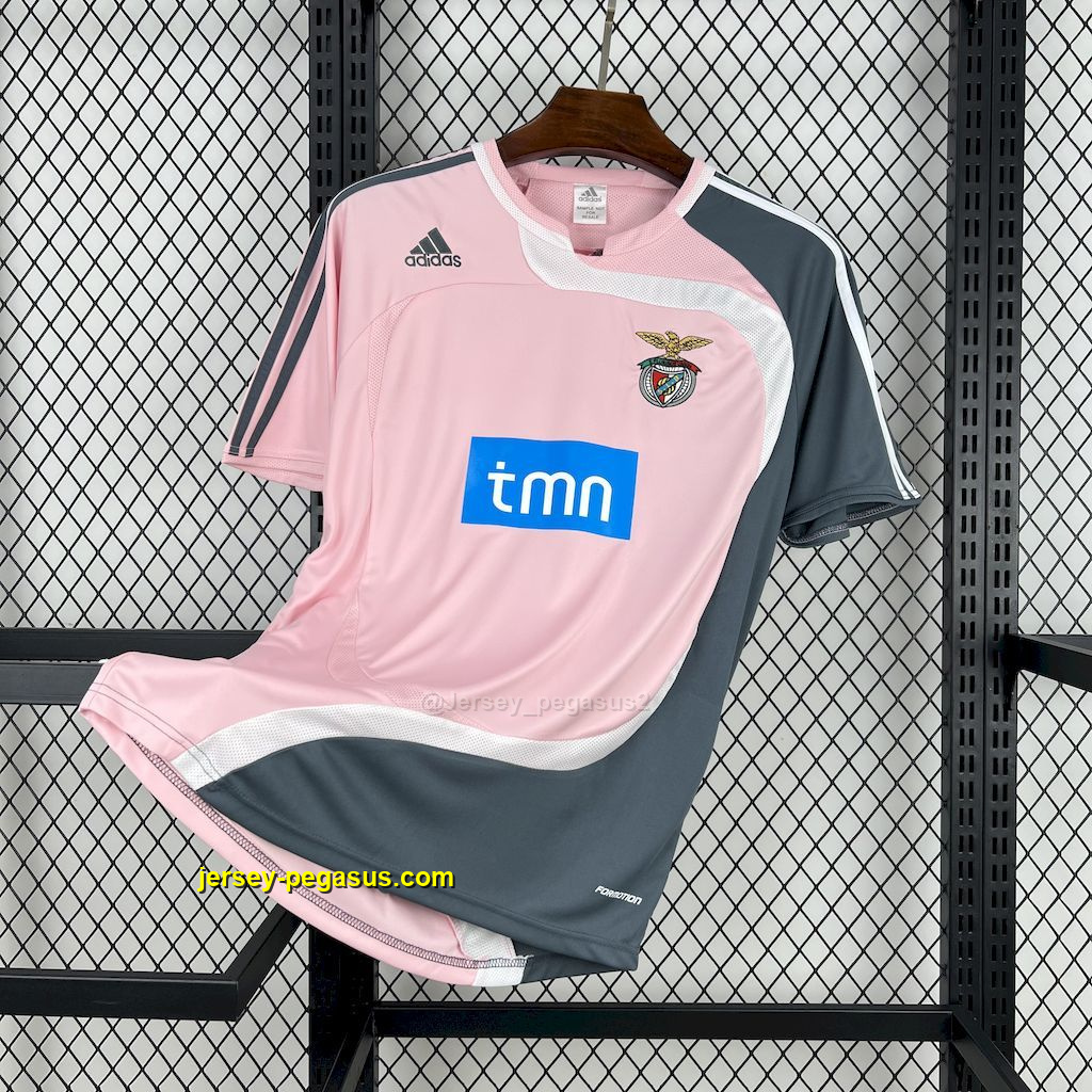 Benfica 2007-08 Away Retro Jersey (With sponsor)