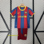 Barcelona Home Retro Kids Kit Football Jersey