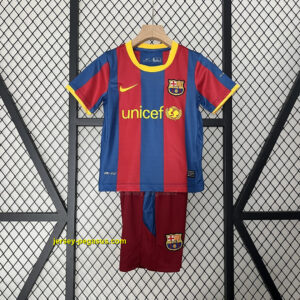Barcelona Home Retro Kids Kit Football Jersey