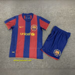 Barcelona Home Retro Kids Kits Children Sets Football