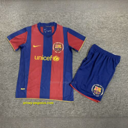 Barcelona Home Retro Kids Kits Children Sets Football