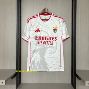 2025-26 Benfica Eagle Special Edition White Jersey