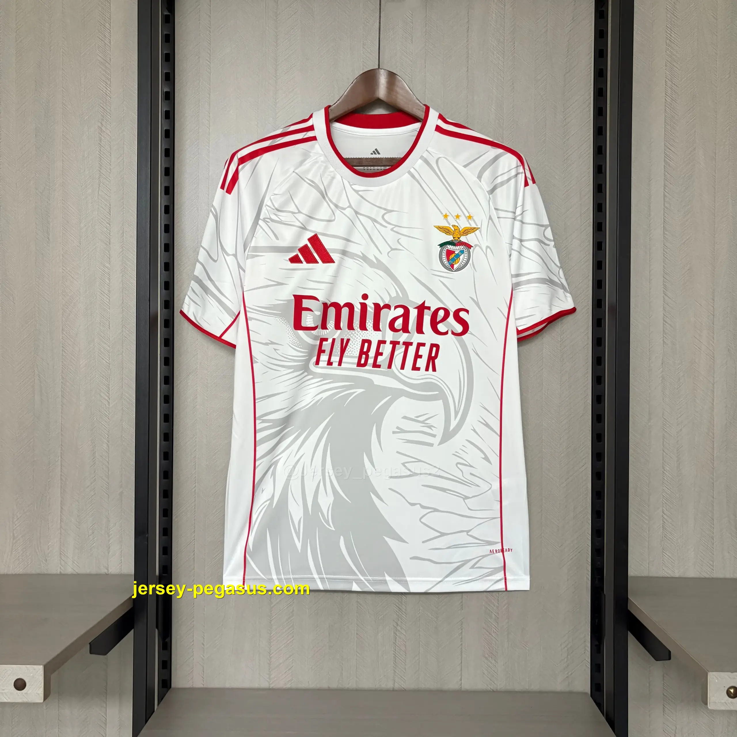 2025-26 Benfica Eagle Special Edition White Jersey 2025-26 Benfica Eagle Special Edition White Jersey
