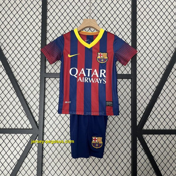 Barcelona Home Retro Kids Kits Children Shirt Cheap Jersey Barcelona Home Retro Kids Kits Children Shirt Cheap Jersey