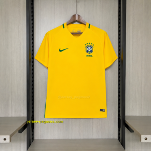 2018 Retro Brazil Home Jersey