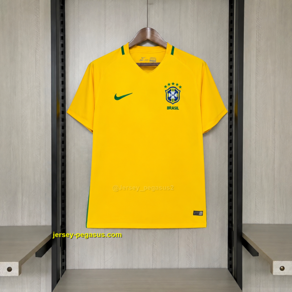 2018 Retro Brazil Home Jersey 2018 Retro Brazil Home Jersey