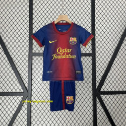 Barcelona Home Retro Kids Kits Children Shirt Soccer Jersey