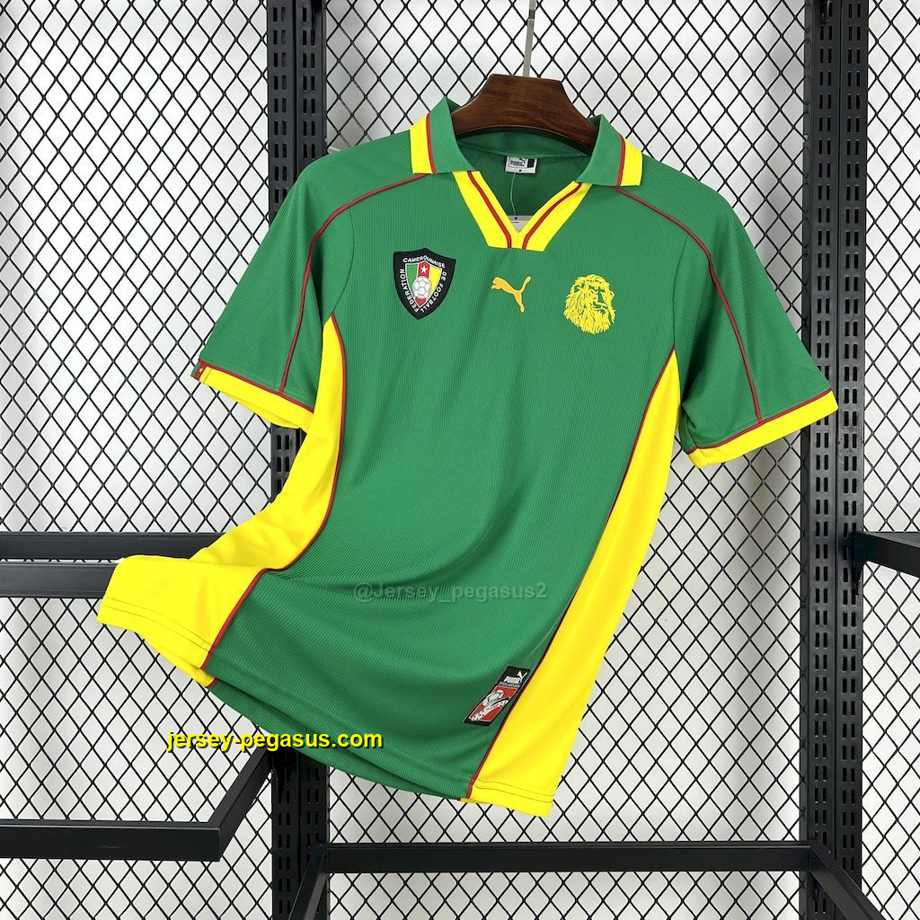 Cameroon 1998 Home Retro Jersey