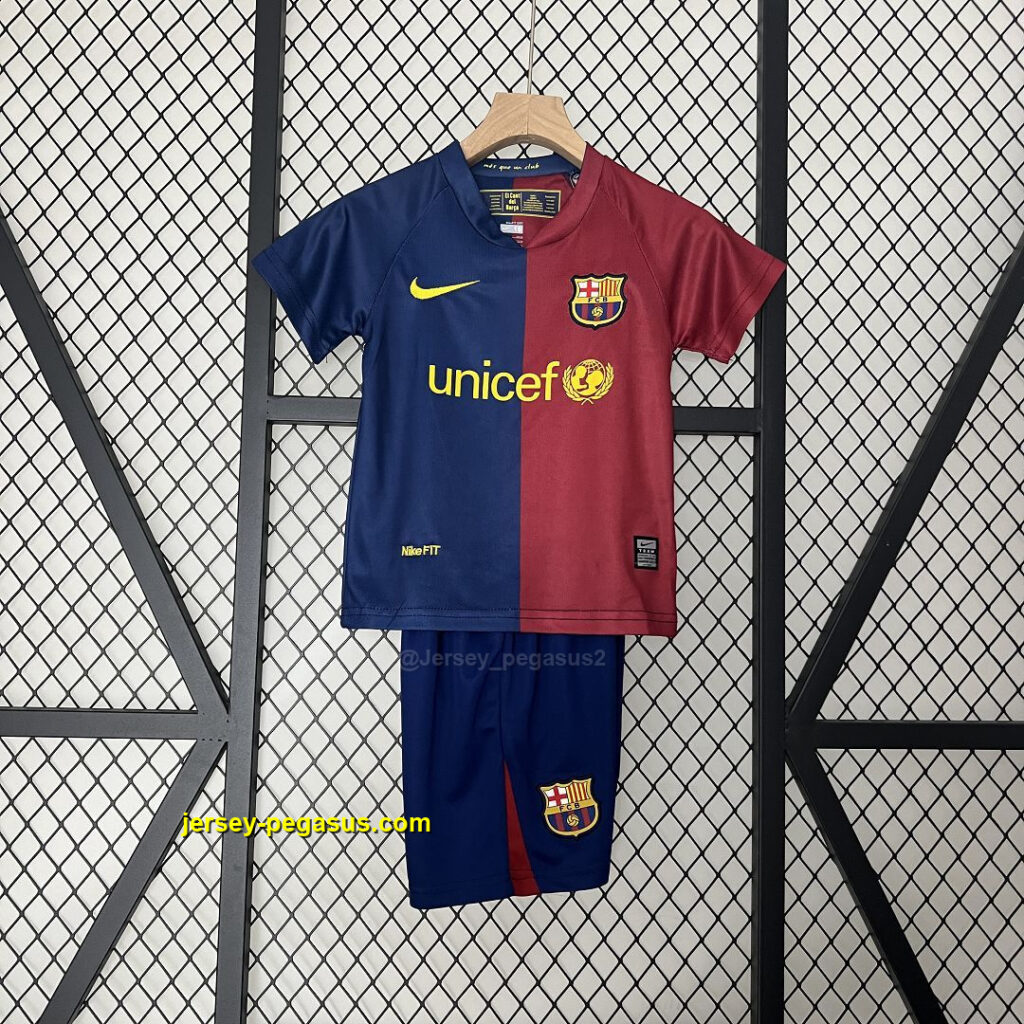 Barcelona Home Retro Kids Kits Football Jerseys