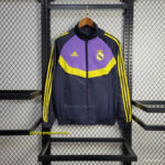 Real Madrid Jacket BlackPurple Windbreaker