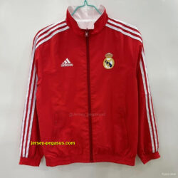 Real Madrid RedWhite Reversible Windbreaker