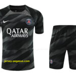 PSG Goalkeeper Black Soccer Jerseys