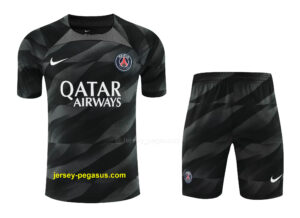 PSG Goalkeeper Black Soccer Jerseys