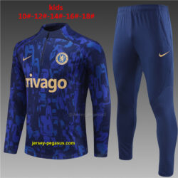 Chelsea Kids Long Sleeve Training Suit