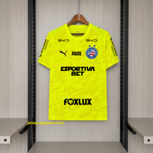 2026-27 Bahia Goalkeeper Yellow All Sponsors Jersey