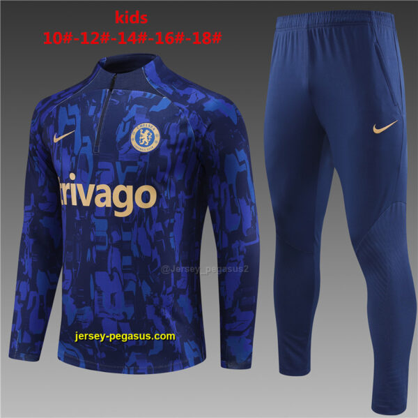 Chelsea Kids Long Sleeve Training Suit