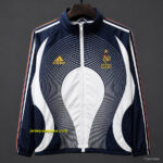 Retro 2006 France Navy Blue Windbreaker Jacket