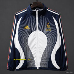 Retro 2006 France Navy Blue Windbreaker Jacket
