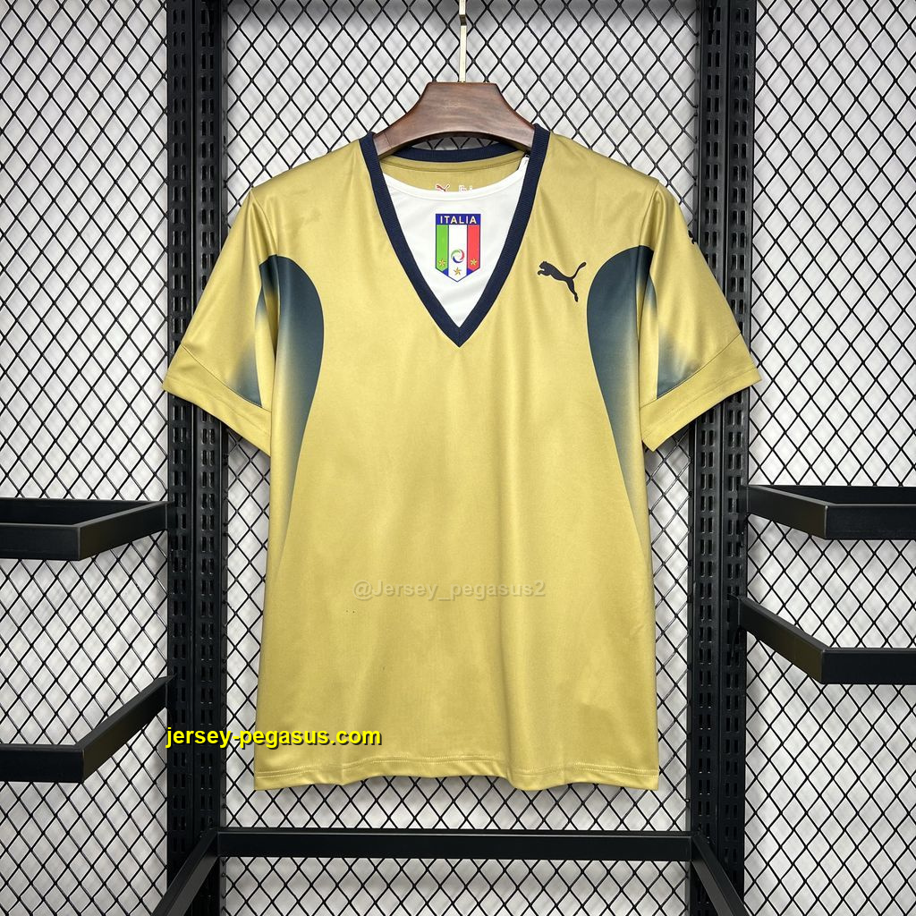 Italy 2006 Goalkeeper Retro Jersey Italy 2006 Goalkeeper Retro Jersey
