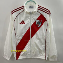 River Plate White Windbreaker