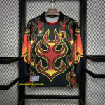 Japan 1998 Goalkeeper Red Flame Retro Jersey