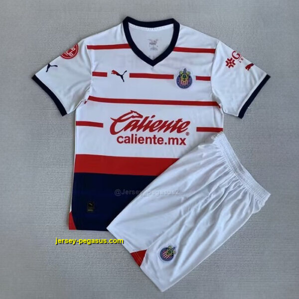 Chivas Guadalajara Kids Away Kits Soccer Jerseys