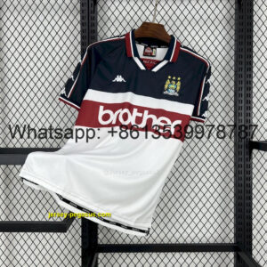 Manchester City 1997-98 Away Retro Jersey