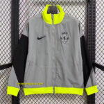 Sporting CP Grey Full Zipper Windbreaker